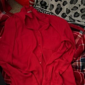 Express Red Blouse